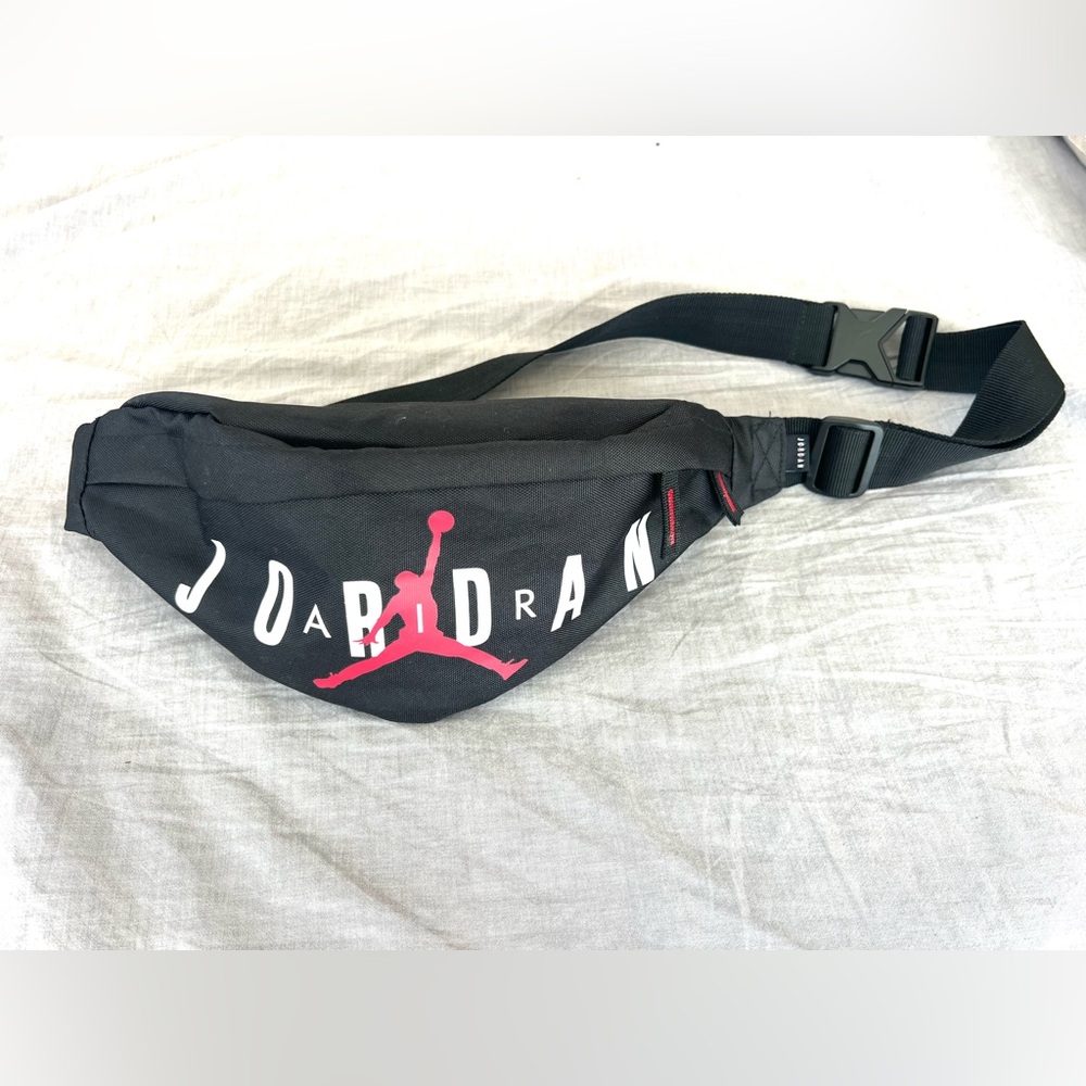Jordan Black and Red Streenware Belt Bag
